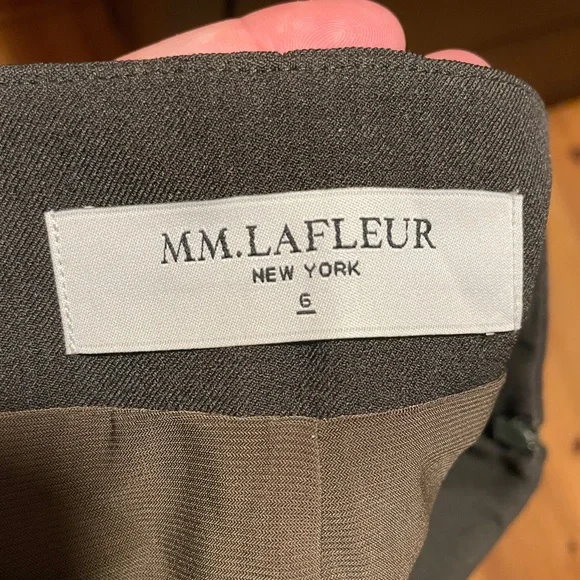 MM LaFleur pencil skirt olive size 6 - Picture 3 of 10